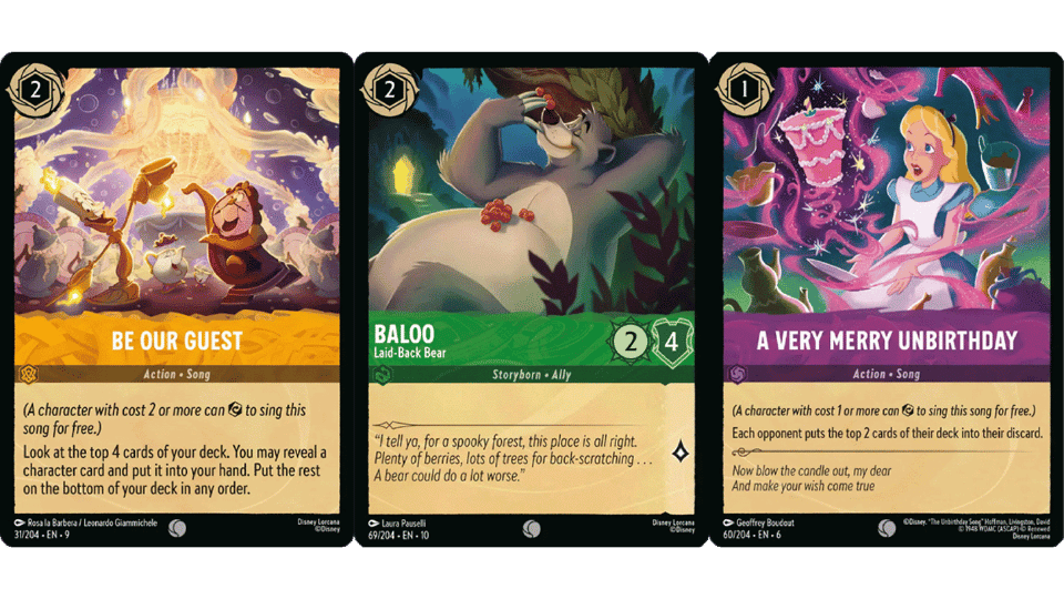 Seltenheitsstufen – Disney Lorcana TCG – Common