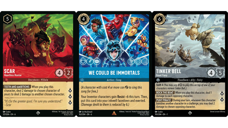 Seltenheitsstufen – Disney Lorcana TCG – Rare und Super Rare