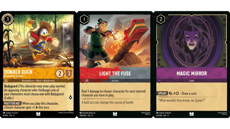 Seltenheitsstufen – Disney Lorcana TCG – Uncommon