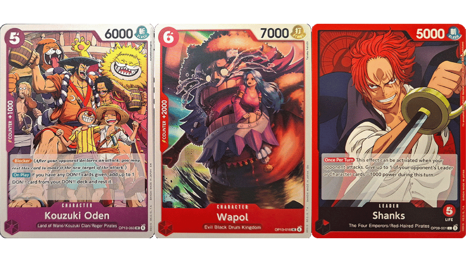 Seltenheitsstufen – One Piece TCG – Uncommon und Leader