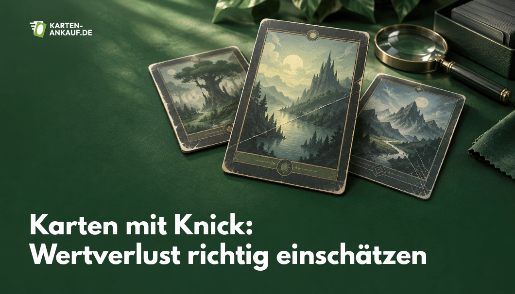 Karten mit Knick: Wertverlust richtig einschätzen